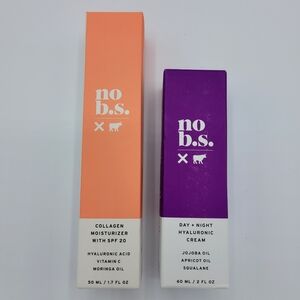 No B.S. Skincare Collagen Moisturizer With SPF 20 & Day Night Hyaluronic Cream